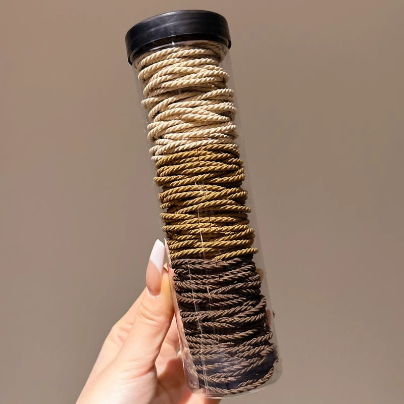 Cauda de caballo alta cuerda de cabello mujer 2025 nuevo cabello anillo de cabello de alta elasticidad elástica duradera no daña cabello cuerda de cabello tocado