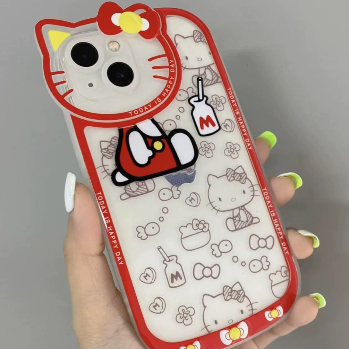 Hello Kitty, яблоко, чехол для телефона, совместимый iPhone17 Pro, iPhone, 16promax, 14