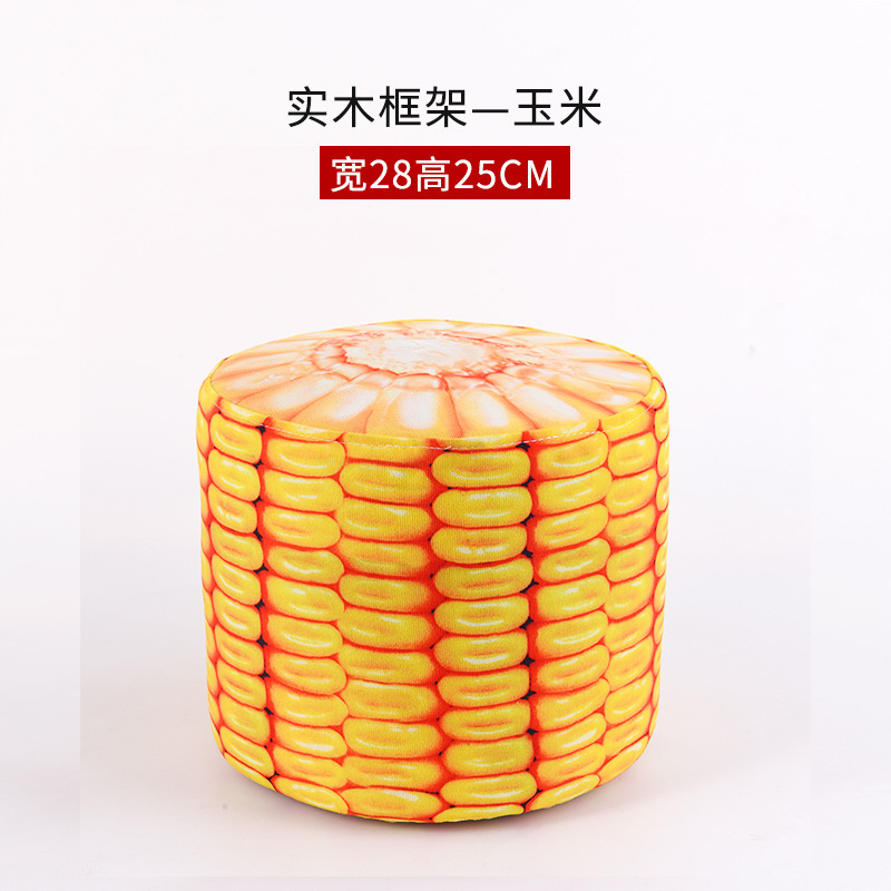 果物の腰掛けのファッション的な布芸の小さい腰掛けのアイデアの家庭用の靴の腰掛けを交換します。|undefined