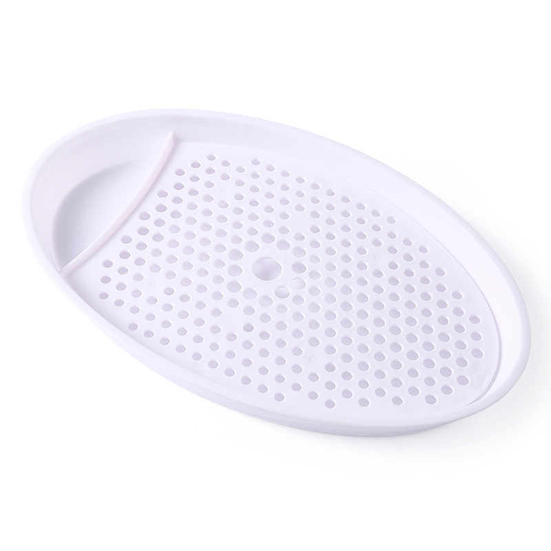 Paja DE TRIGO respetuoso del medio ambiente degradable redondo cocina Placa de dumpling con plato de vinagre de doble capa de drenaje Placa de dumpling