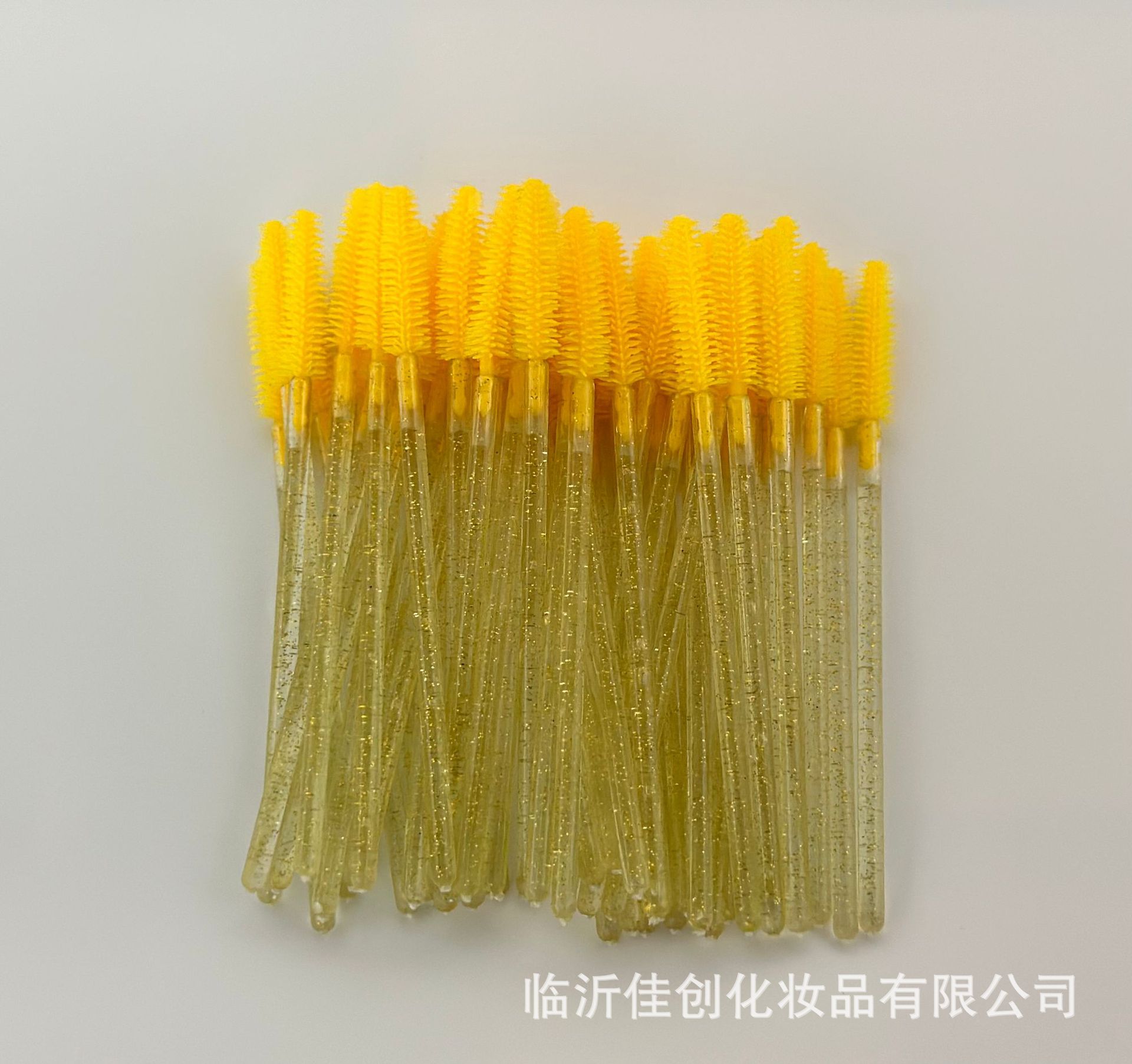 Transfronterizo mayorista cepillo de pestañas de silicona barra de cristal belleza herramientas de belleza de pestañas de silicona cabeza cepillo de maquillaje de pestañas