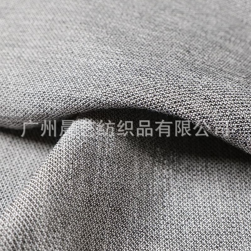 香格麻料花灰色亚麻色仿麻服装布料面料布艺抱枕沙发背景桌面桌布