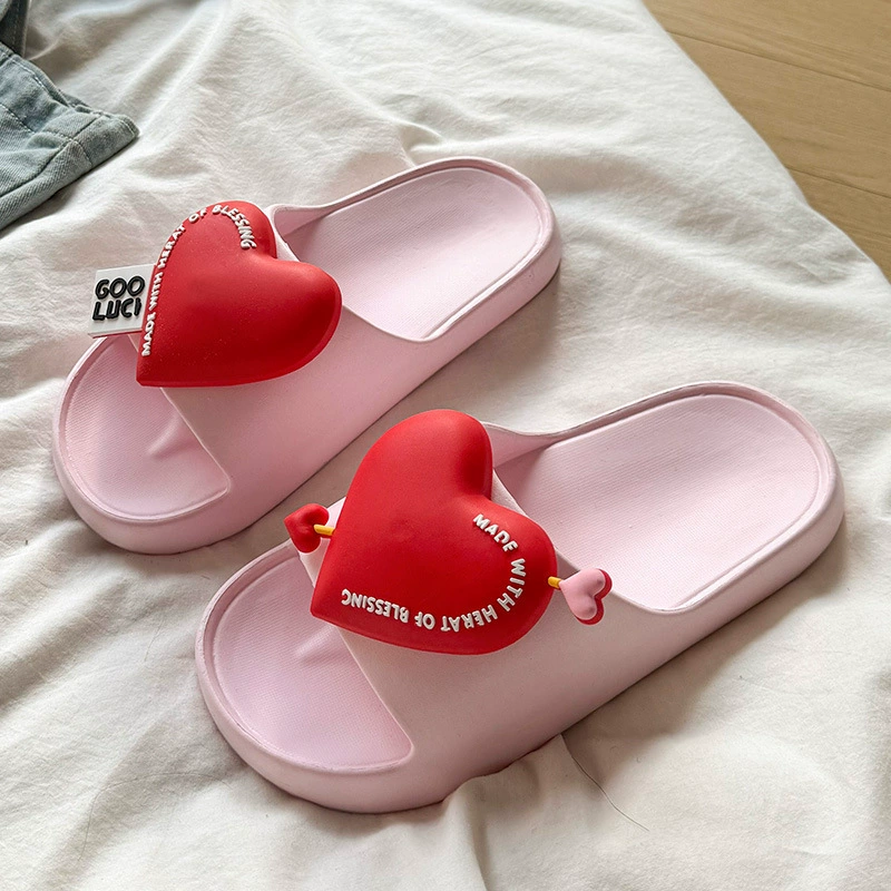 Женские тапочки Love, летняя верхняя одежда, женские тапочки, новые тапочки из ЭВА, домашние сандалии на мягкой подошве, мужские сандалии, женские сандалии