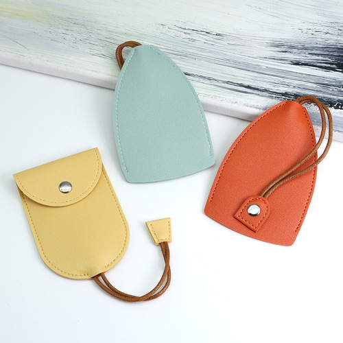 Cross-border creative pull-out key pouch, personalized ladies car key bag, portable large-capacity key organizer
