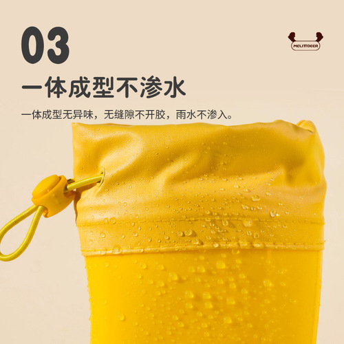 Children's rain boots, girls' baby rain boots, children's cartoon toddlers' saliva shoes, waterproof children's rubber shoes, wholesale rain gear
