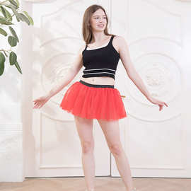 厂家纯色成人tutu裙外贸原单 欧美风芭蕾舞裙舞台演出表演服批发