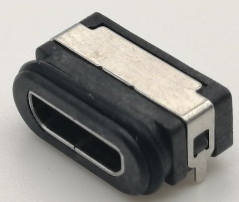 防水MicroUSB 5pin 板上型 4脚插板 引脚SMT 防水等级IPX8