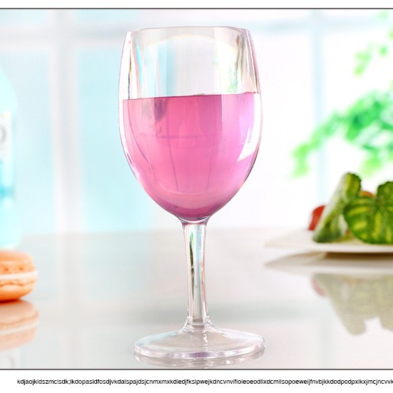 Vidrio de acrílico de la copa de vino 100mL no