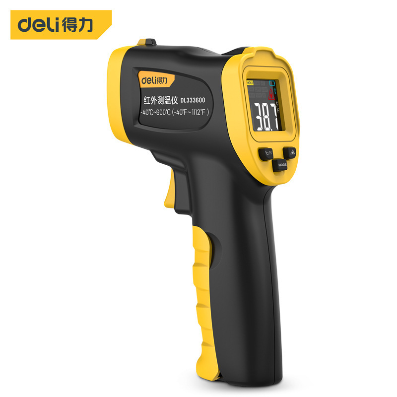 得力工具 手持式红外测温仪工业家用高精度电子测温枪 DL333600 B