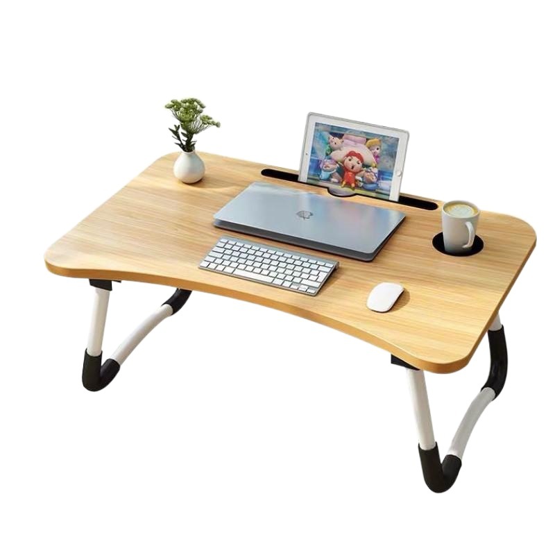 Folding Bed Desk, Lazy Desk, Laptop Desk, Dormitory Desk for College Students and Children, Foldable Study Table