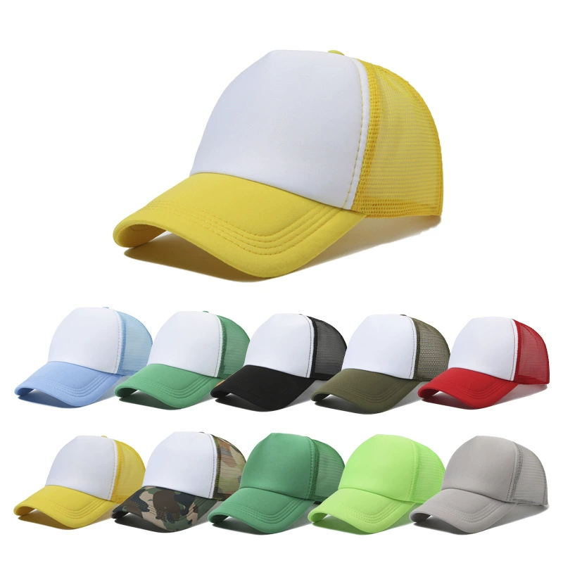 Утолщенная сетчатая кепка из губки, рекламная кепка на заказ, бейсболка с вышивкой, универсальная кепка для путешествий, унисекс, трансграничная