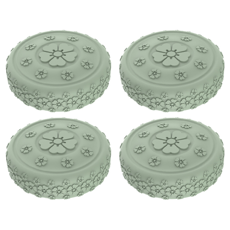 Caster shoesスーツケースホイールシリコン保護カバー耐摩耗性全包スーツケースホイールシリコン保護カバー