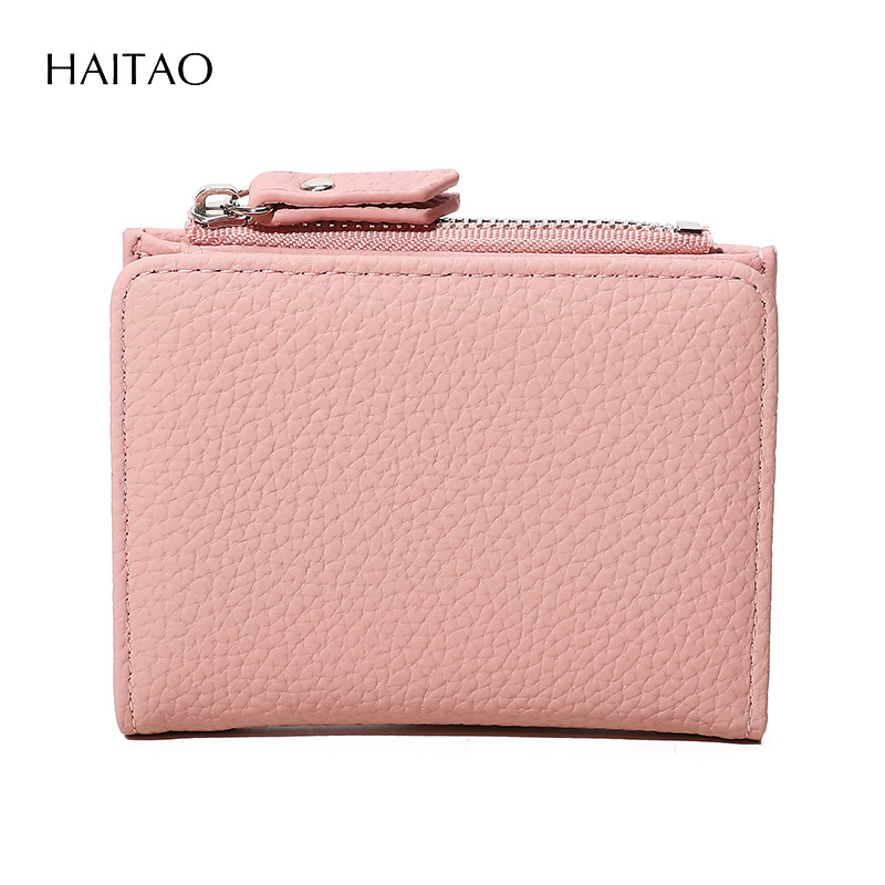 Nuevo estilo simple transfronterizo simple corto estilo japonés billetera de damas de gran capacidad bolsa de cambio