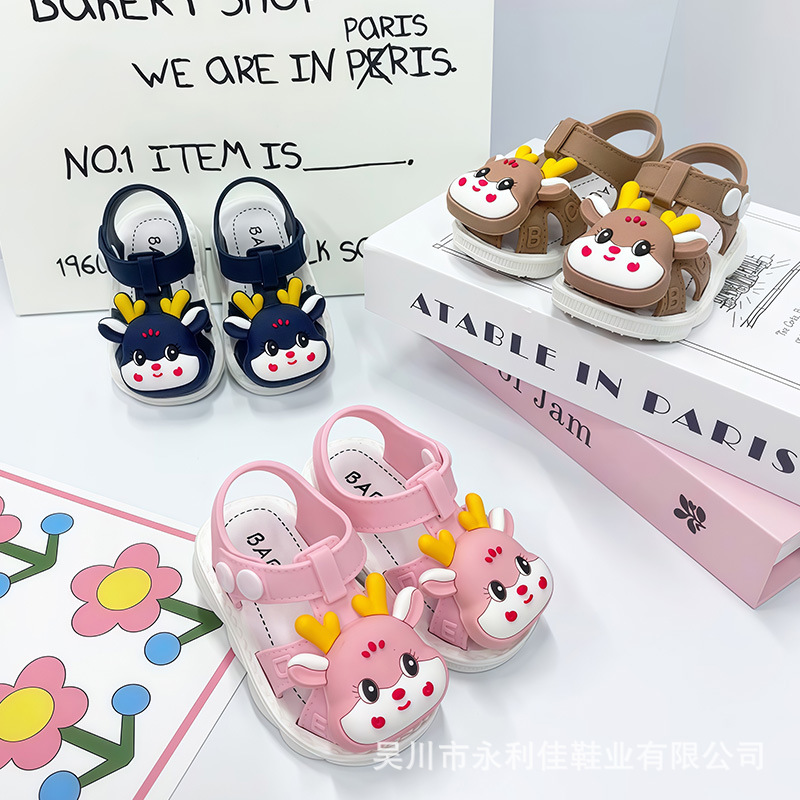 Sandalias de verano para niños, niños y niñas, bebés, zapatos de bebés, fábrica de comercio exterior, comercio electrónico al por mayor