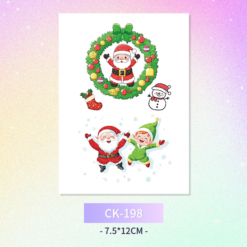 Glitter mariposa cara pegatinas tatuaje pegatinas hadas lavable impermeable de larga duración lindo unicornio ciervo Luna Estrella Planeta