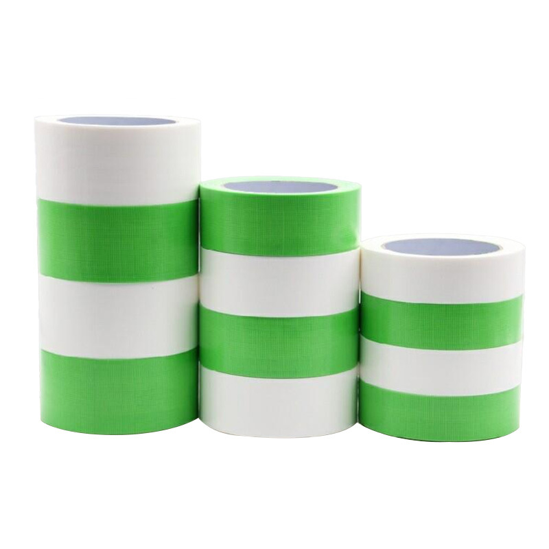 cinta adhesiva de preservación de la salud fácil de desgarrar sin marcas resistente al desgaste resistente al desgarro de puertas y ventanas a prueba de agua protector de enmascaramiento no residual adhesivo resistente al envejecimiento tela PE