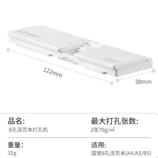 Hole puncher, tear-off sheet