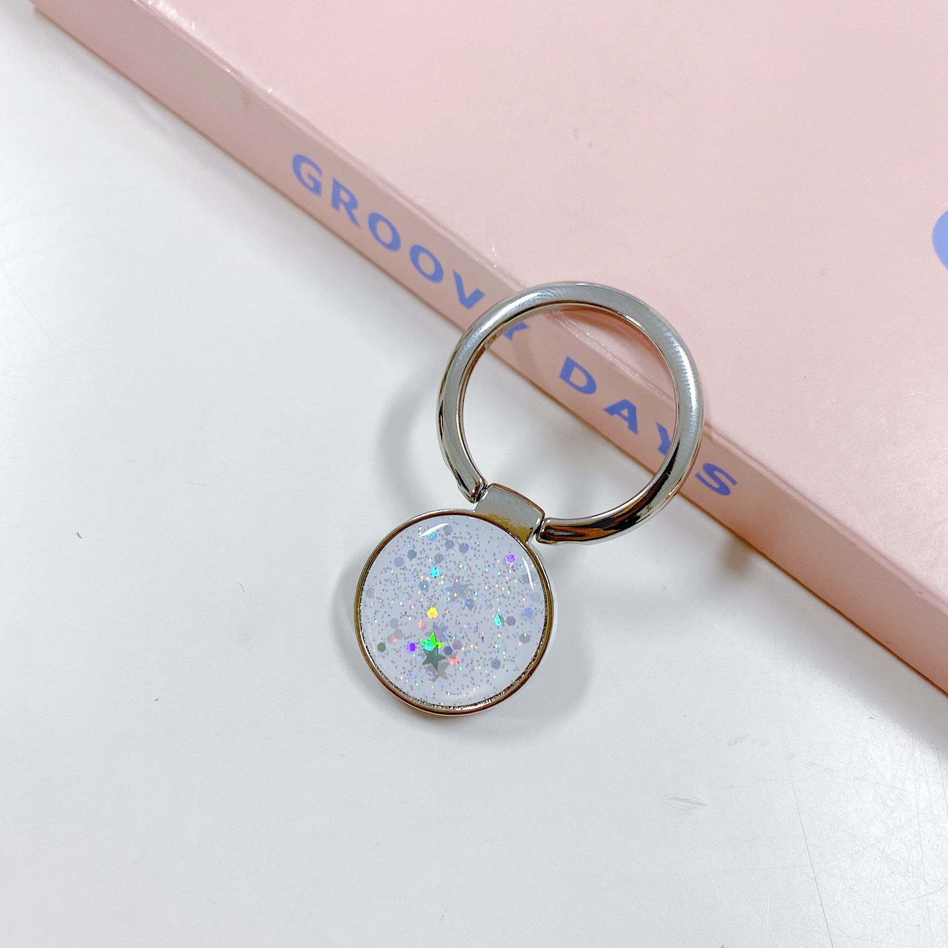12g Weight Phone Ring Grips Classification Metal Material Round Pattern Basic, Simple Style Style Round Metal Basic Simple Style Phone Ring Grips 15