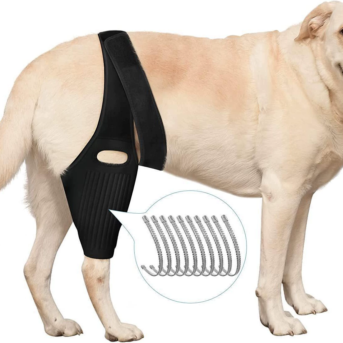 Товары для домашних животных Amazon, защита для ног для собак, сустав Ten Bones, наколенники для собак, ремень для реабилитации разрыва связок, бандаж для суставов