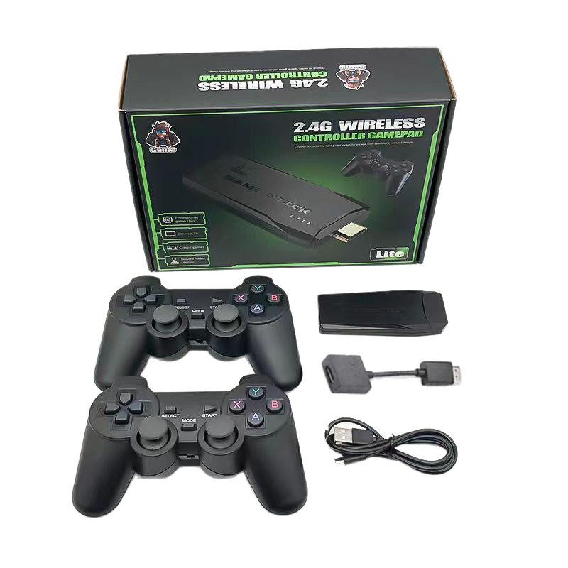 4K Ultra HD HDMI hogar TV juego stick M8 memoria 64G juego anfitrión dobla mango inalámbrico nostálgico