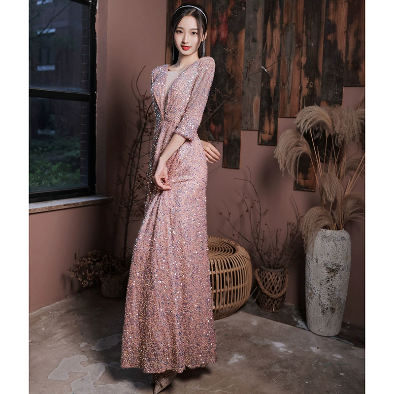 Ногтивая страза? нет. Correction: Nail sequins, evening dress, long skirt, for import, new collection
