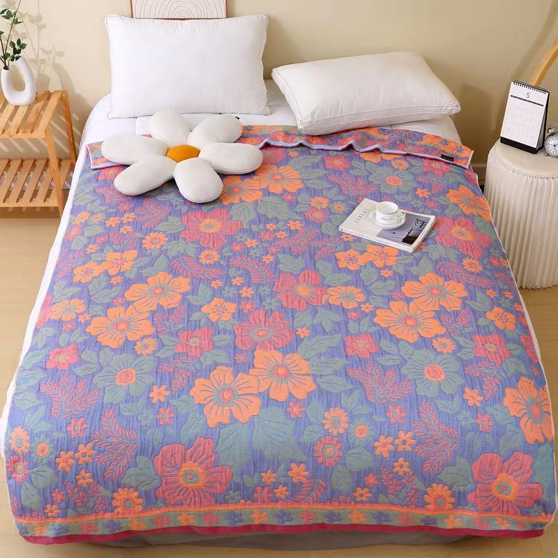 Factory direct six-layer gauze adult towel quilt air conditioning quilt as blanket summer quilt