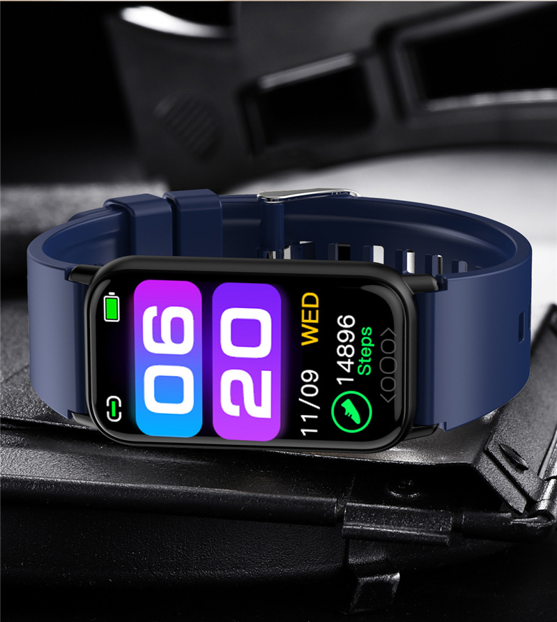 The new cross-border TK72 smartwatch is a remote care fitness band for blood sugar, heart rate, blood pressure, blood oxygen and body temperature monitoring undefined