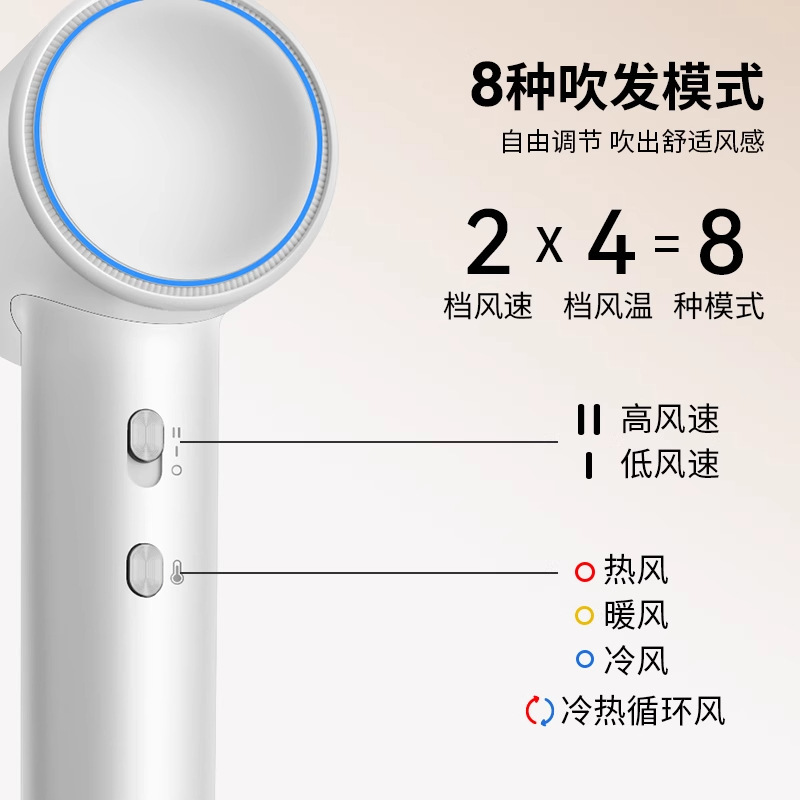 厂家直销高速吹风筒11万转无刷电机带负离子便携旅行家用电吹风|undefined