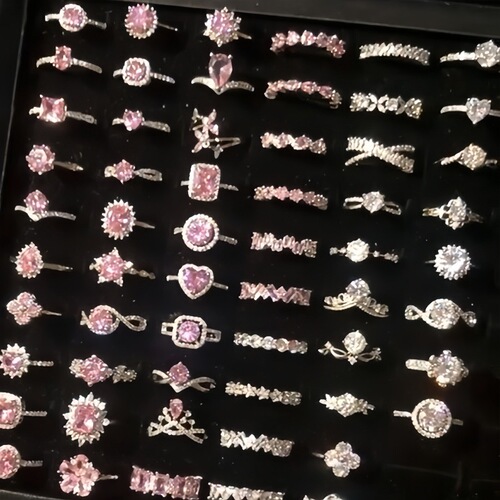 Korean Zirconia Diamond Ring for Women 925 Sterling Silver Spring Summer Unique Luxury High-end Index Ring Open Ring Wholesale