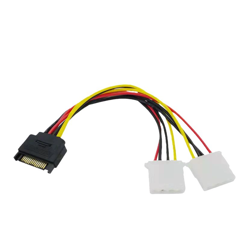 Питание компьютера 4-иголка IDE большой 4-pin разъем к SATA общий 4P к 15P игла для подключения жесткого диска световой привод вентилятор