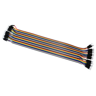 40P��ɫ�Ű �L30CM ���^�����^ 2.54MM ����往 �D�Ӿ� M6