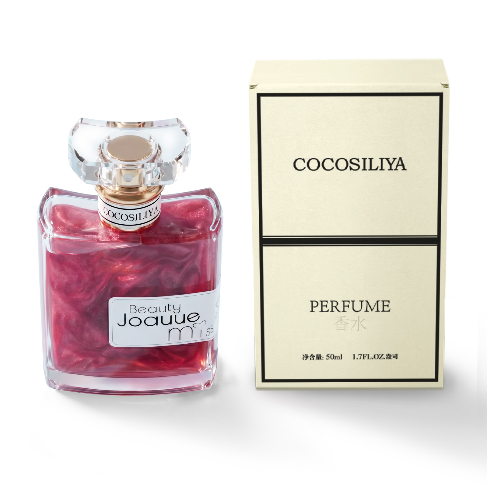 Tiktok nuevo COCOSILIYA transmisión en vivo ilimitado cacao dama perfume fragancia duradera Fragancia ligera 50ml