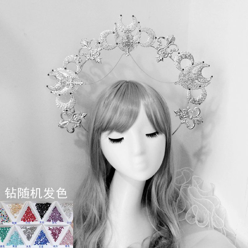 Diy hecho a mano apertura Lolita corona material paquete hecho a mano foto gótico retro joyería combinación Accesorios