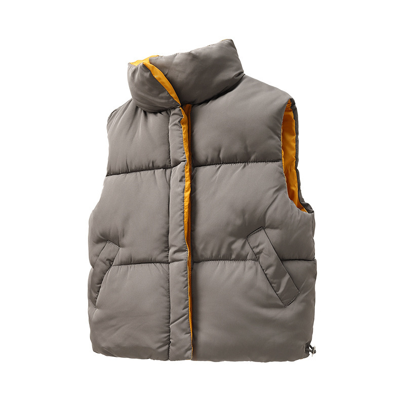 2024 ropa para niños nueva ropa para niños bebés niños y niñas Chaleco de cuello de pie ropa exterior para niños chaleco cálido Chaleco de algodón para niños