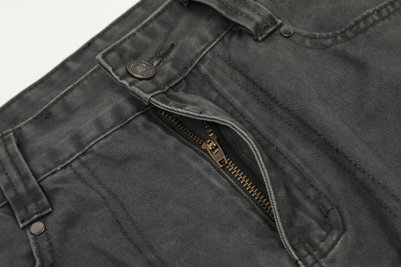 Men's Clothing Style Street Retro Old Washed Loose Tooling Jeans Men's Brand All-match Casual Multi-pocket Straight Pants_voghion.com