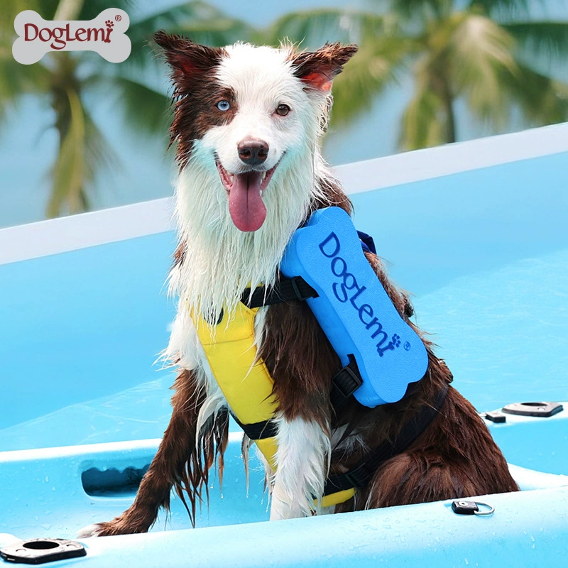 Шлейка для выгула собак, летний плавательный жилет для животных, спасательная шлейка двойного назначения