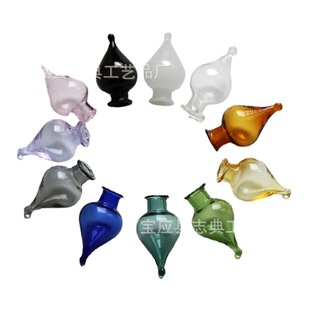 Size 2 water drop bottle baby house diy accessories glass bottle miniature vintage Cork wishing bottle