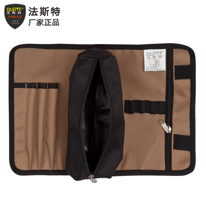 Más rápido Oxford rollo de tela bolsa simple kit de herramientas pequeña bolsa de trabajo bolsa de bolsillo bolsa de embrague PT-N058