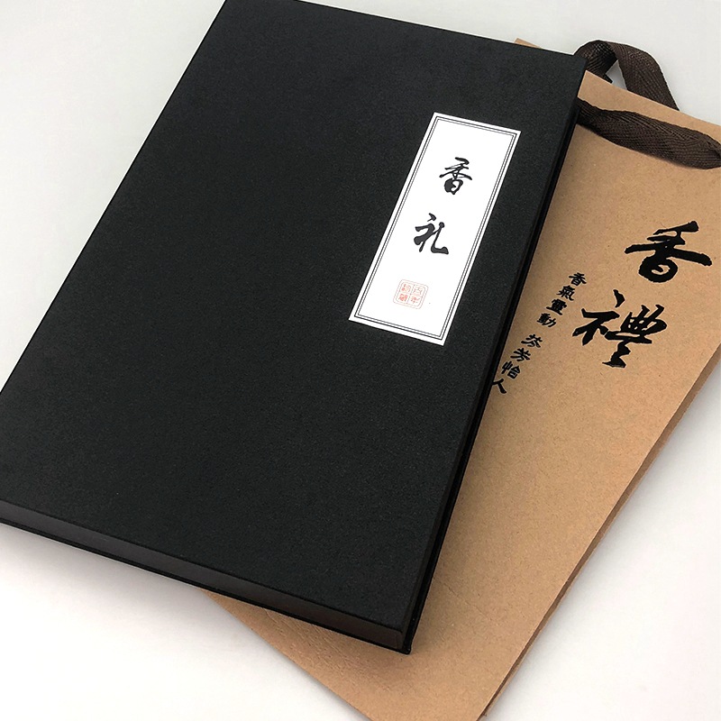 现货批发香盒包装4支装香礼盒10克线香塑料管礼品盒香礼线香礼品