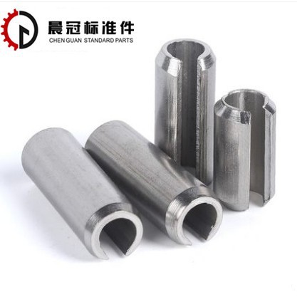 M5M6M8弹性销304不锈钢弹性销圆柱销开口销定位销C型弹簧销空心销