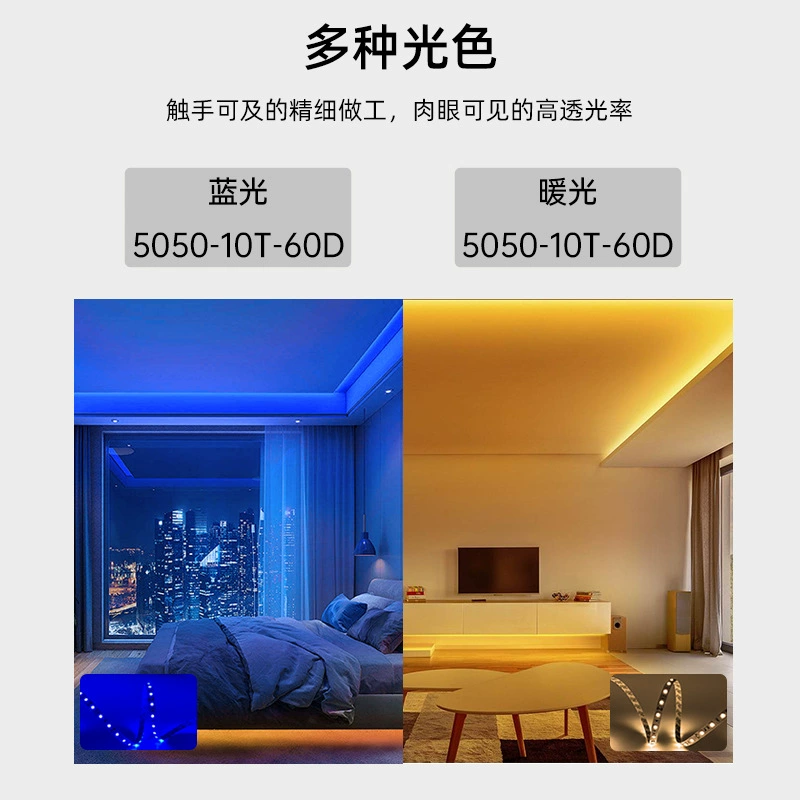 Световая лента LED 12В, 24В, 2835 светодиодов
