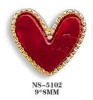 Metal accessory for manicure, jewelry, nail stickers heart-shaped, decorations, tape