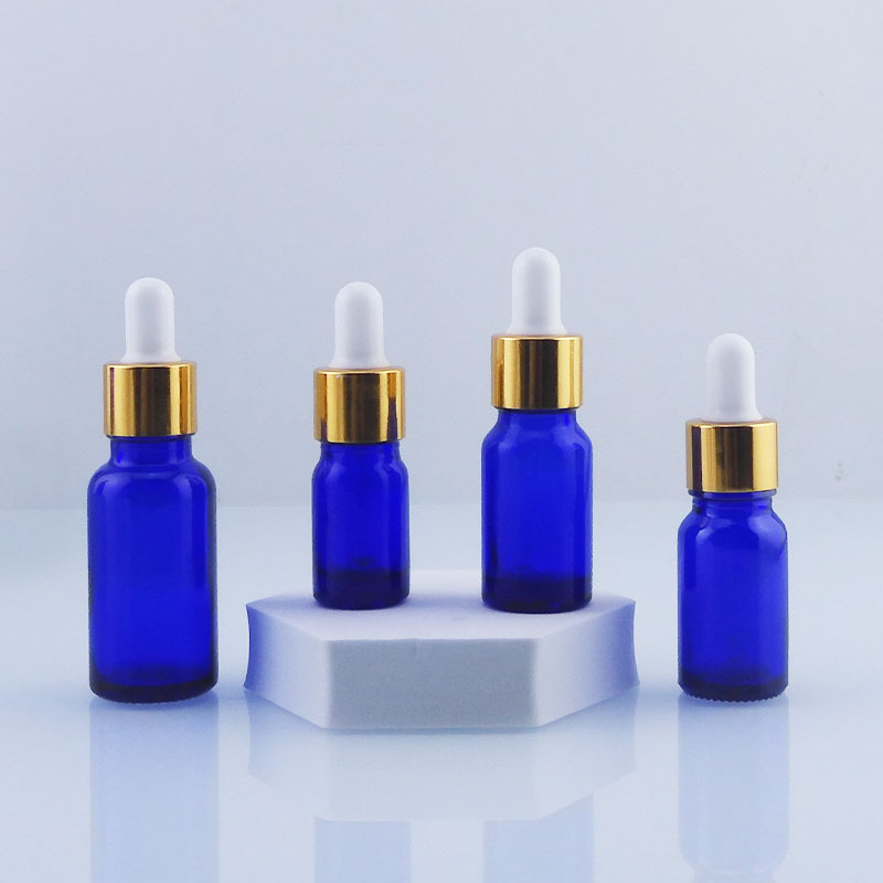 厂家现货20ml30ml蓝色精油瓶滴管玻璃化妆品包材分装瓶精华精油瓶|undefined