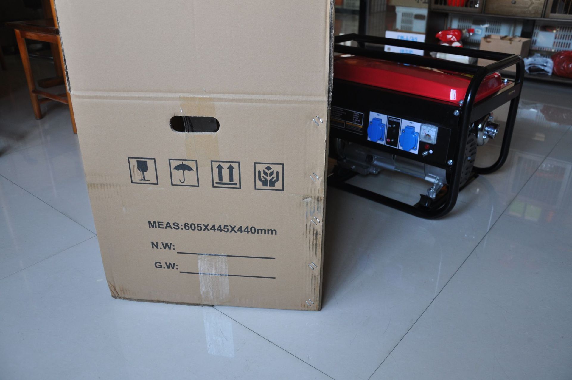 Small Portable Outdoor Ac Single-Phase Three-Phase 110V220V Dual Voltage 3 Kw 5Kw Gasoline Generator
