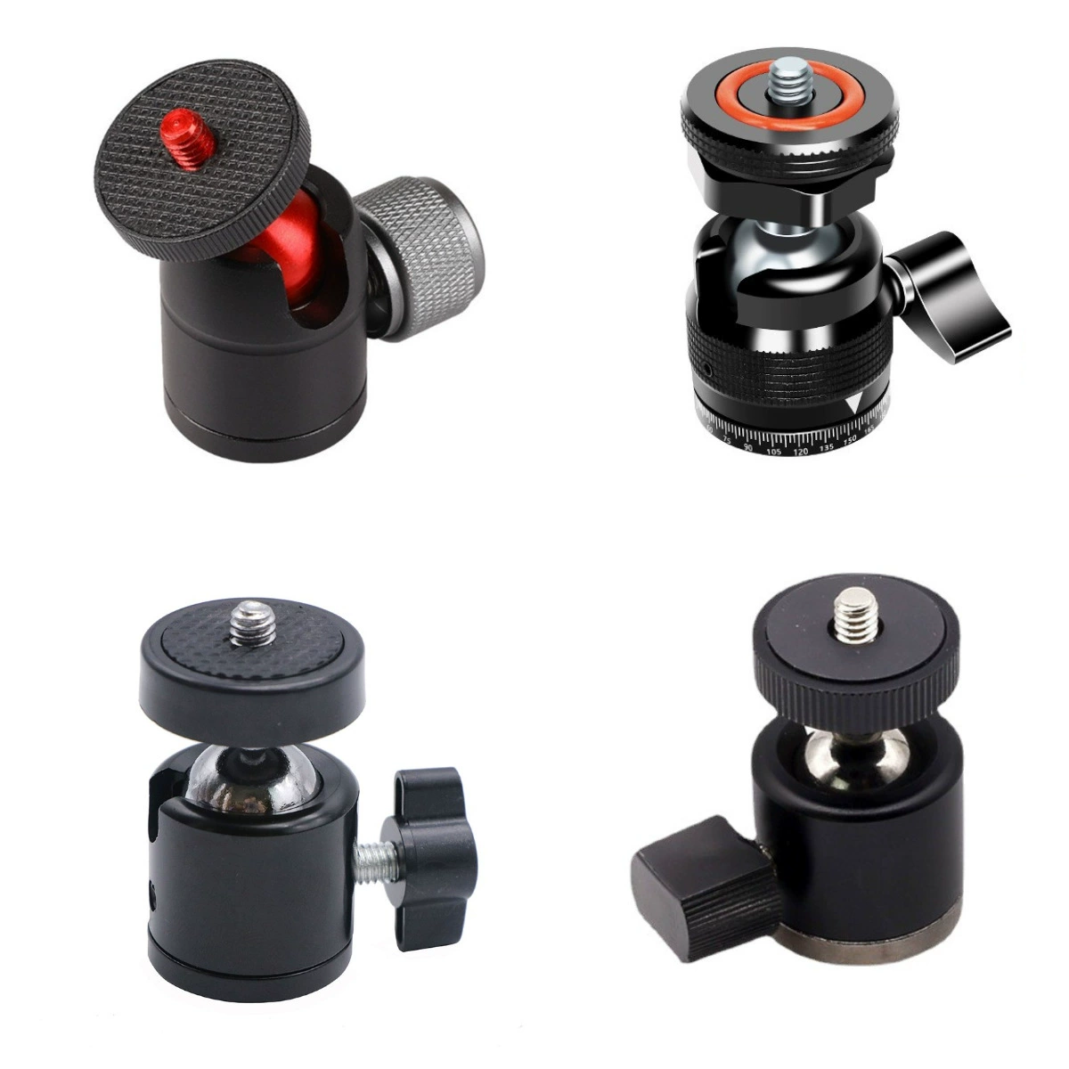 Металлический мини-маленький облачный стол Фотография сферический универсальный облачный стол 1/4 трехногий кронштейн Быстрый демонтаж небольшой облачный стол с тремя отверстиями