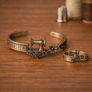 �羳��Ʒ���NSewing Machine Themed Bracelet�p�x�C���C��ָ���b