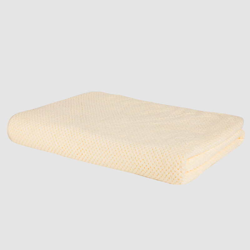 Toalla de baño grande de rejilla de piña personalizada de fábrica Douyin mismo estilo 90*170 toalla de playa para adultos engrosada para el hogar