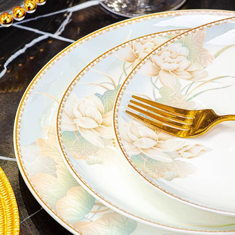 Tableware, ceramic set, high-end, light luxury style