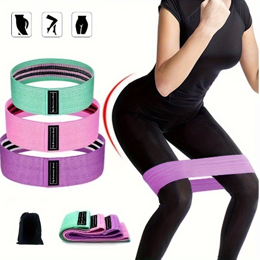 New Upgraded Yoga Fitness Elastic Band for Body Shaping, Buttocks and Buttocks Pull Band, Widened Non-Slip Non-Curling Resistance Band