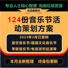 设计搭建方案PPT模版舞台2023策划全案音乐节活动PPT视觉灯光音响